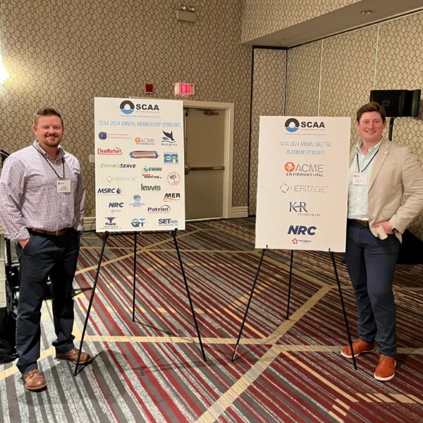 Two ACME representatives at the SCAA annual meeting