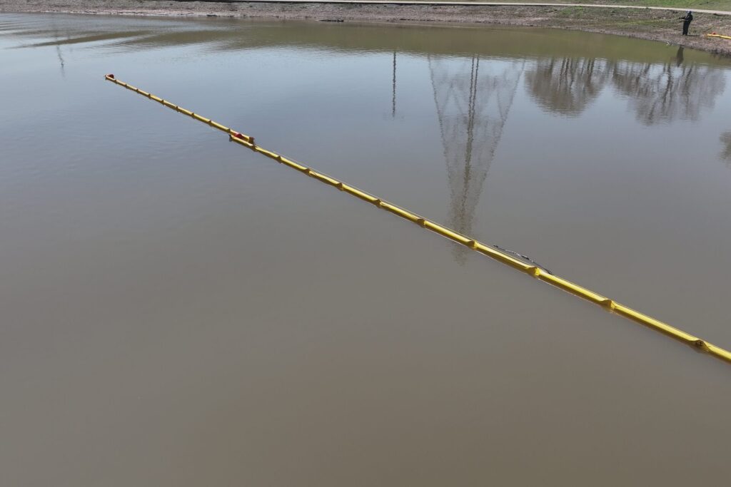 Containment boom deployment drill completed
