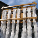 Oil mop skimmer ready to use