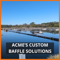 Article over ACME's custom baffle solutions for water treatment plants