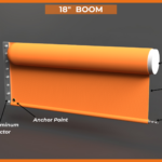 3D model for ACME's orange 18" Containment Boom without top cable (Contractor Boom)