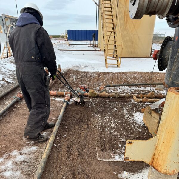 ACME employees wear FR suits on well sites to reduce the risk of burns