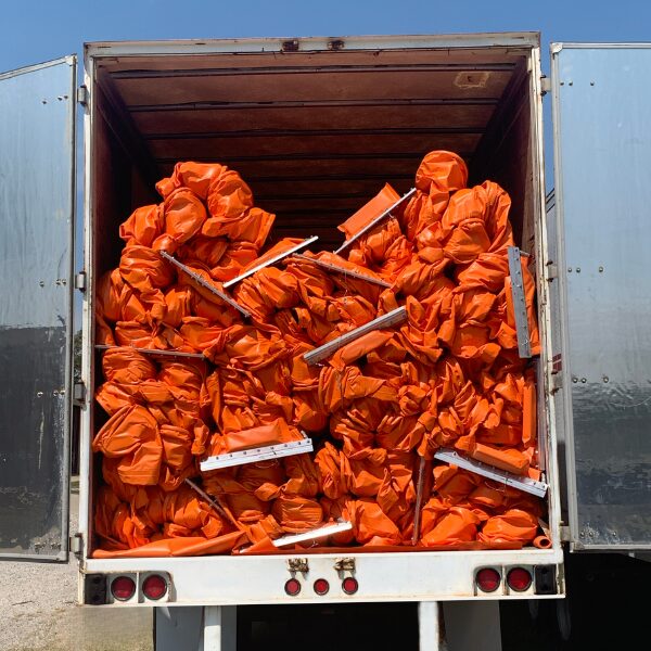 53' Trailer full of ACME manufactured containment boom