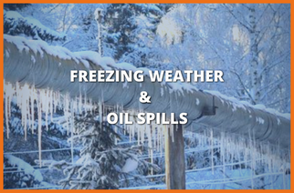 How freezing weather affects oil spills