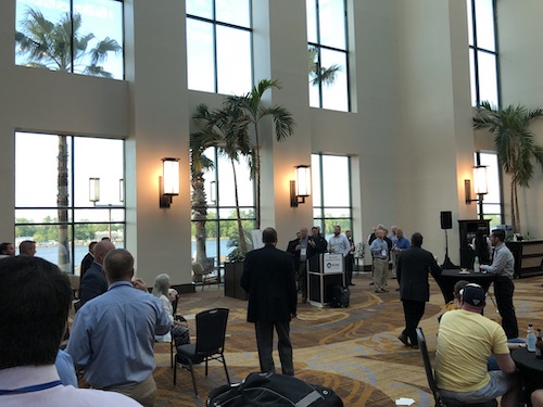 2023 Spill Control Association of America (SCAA) Meeting and Conference 4 scaa meeting speakers and attendees inside hotel in florida