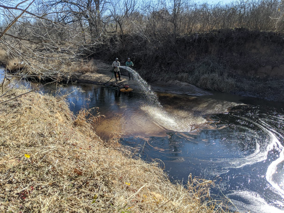 ACME Responds To A Brine And Oil Spill In Central Oklahoma 6 Drumright, OK 700-Barrel Oil Spill